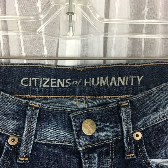 Citizens of Humanity Kelly Bootcut Paint Splatter Low Rise Jeans - Picture 4 of 8